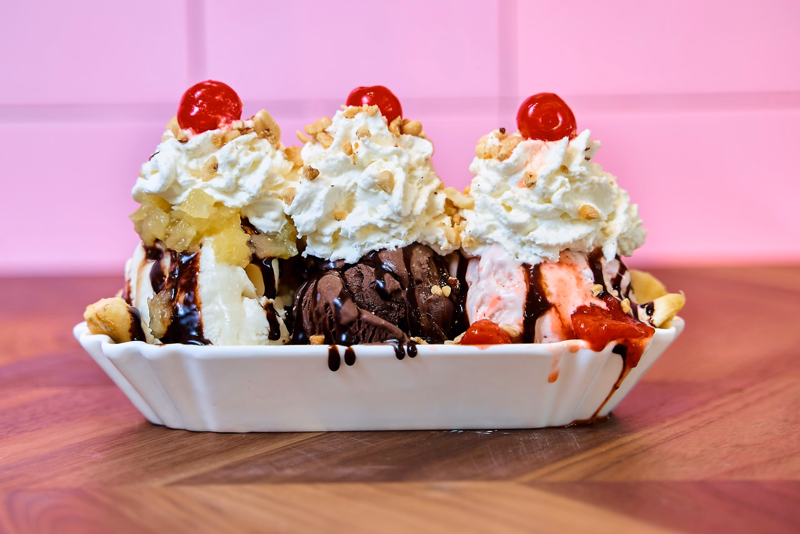 Treat yourself to decadent desserts at Leopold's Ice Cream.
