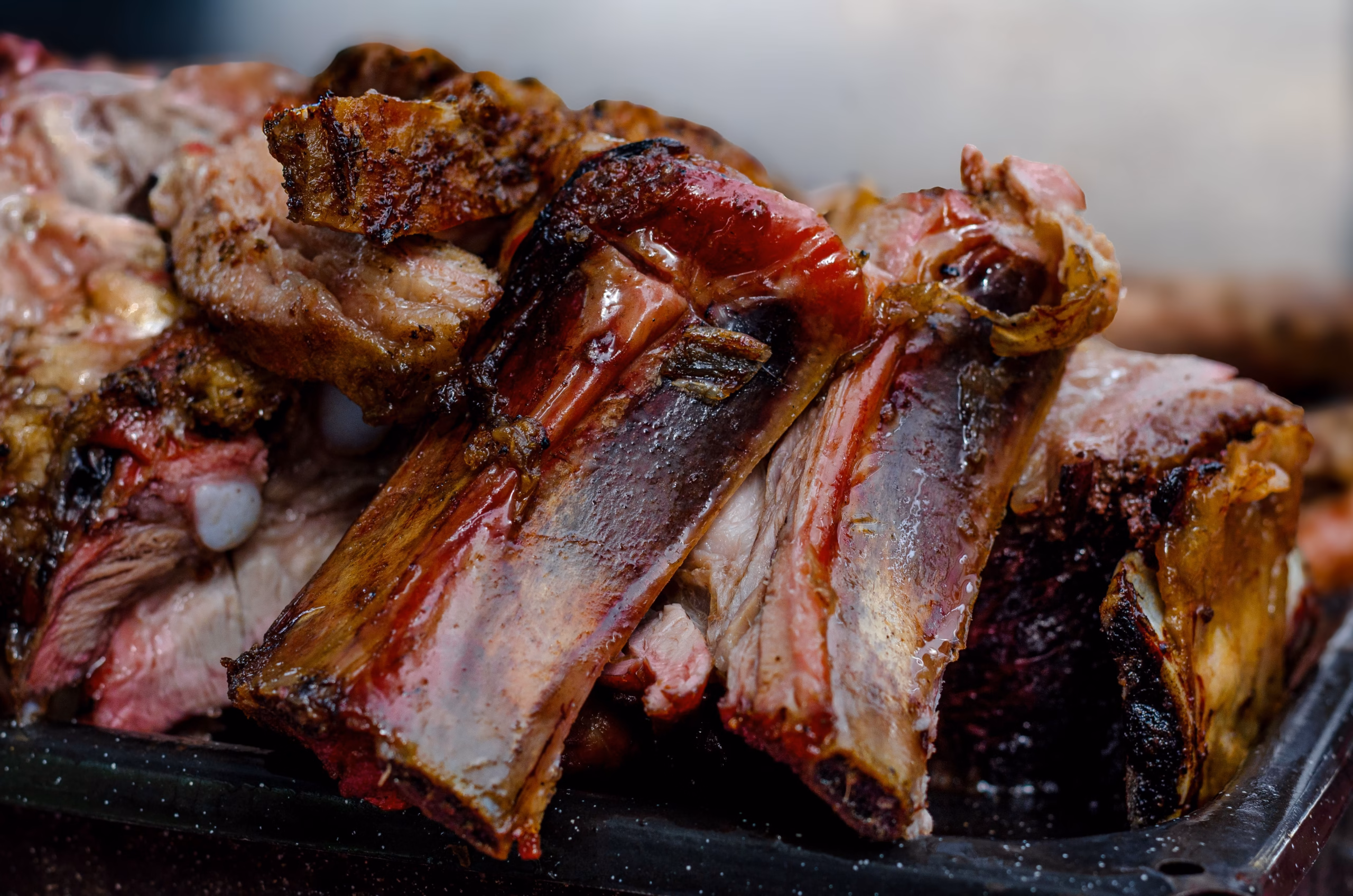 Feast on barbecue at Smokey Bones in Downtown Savannah.