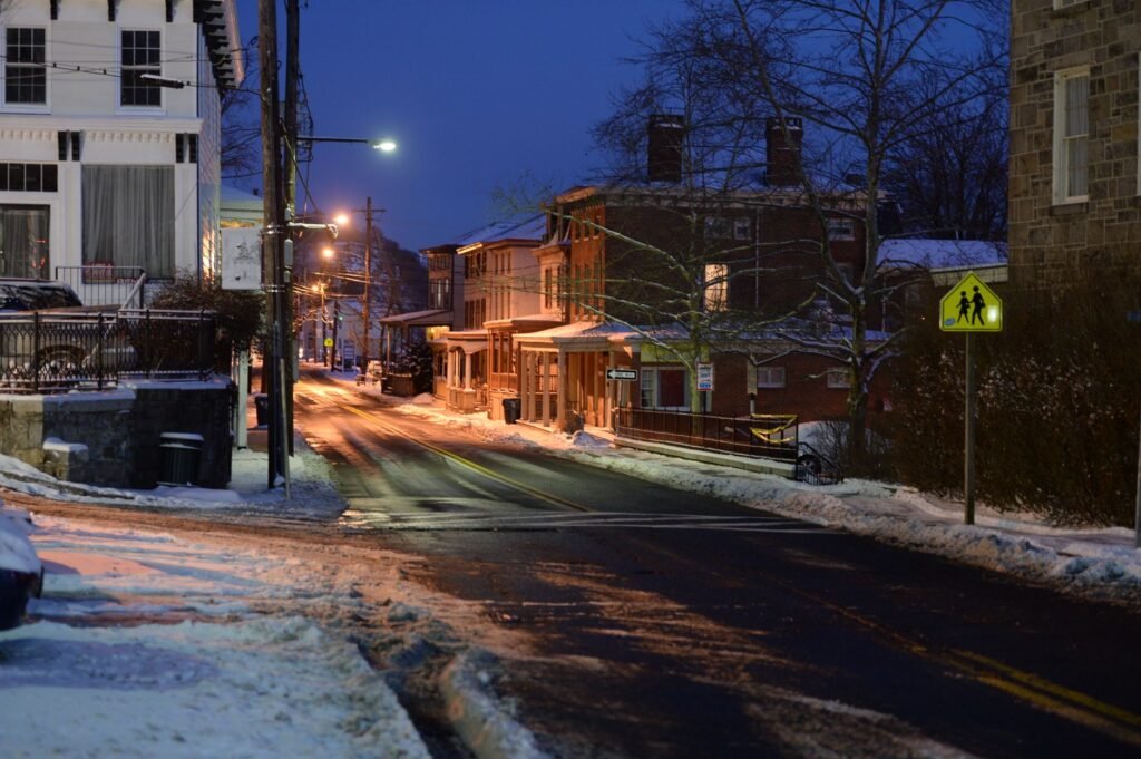 A bustling Main Street in Middletown, NY