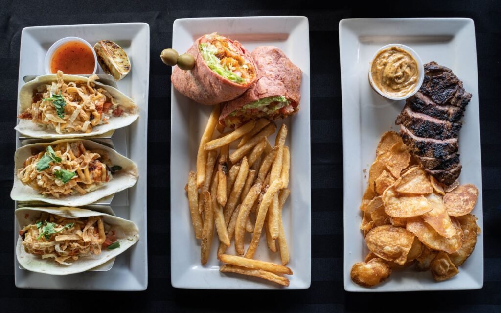 A plate of Kentucky hot chicken served at a popular downtown eatery