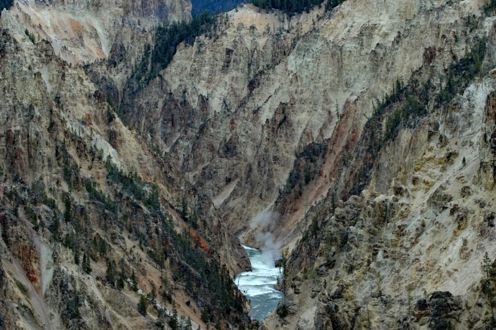 A scenic view of the nearby canyon and river offers outdoor recreation