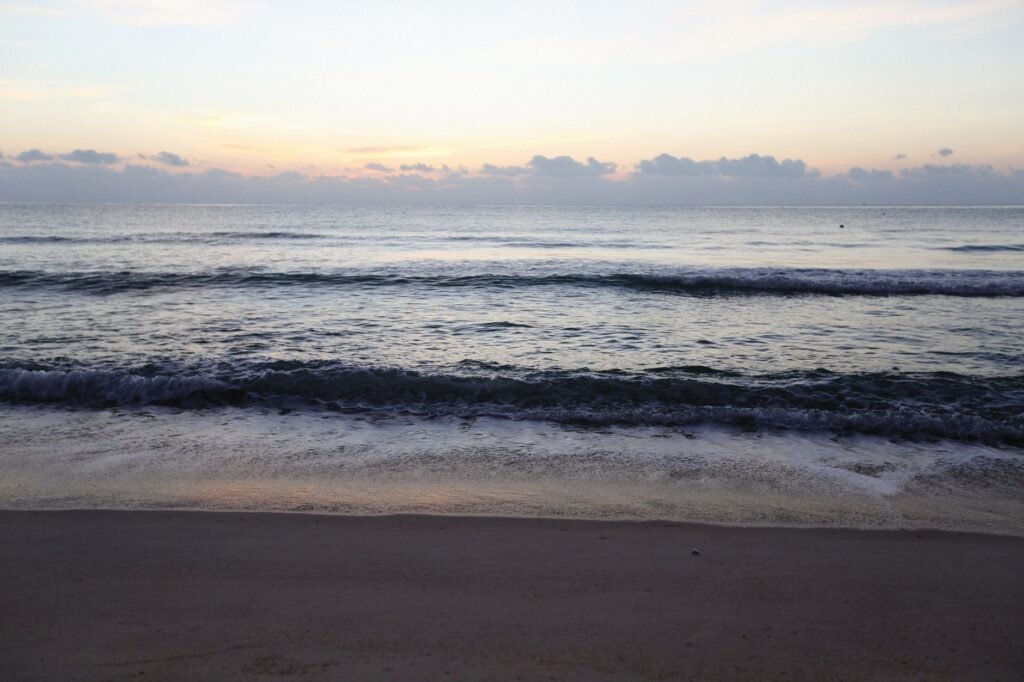 A sunlit view of Bimini’s famous white‑sand beach