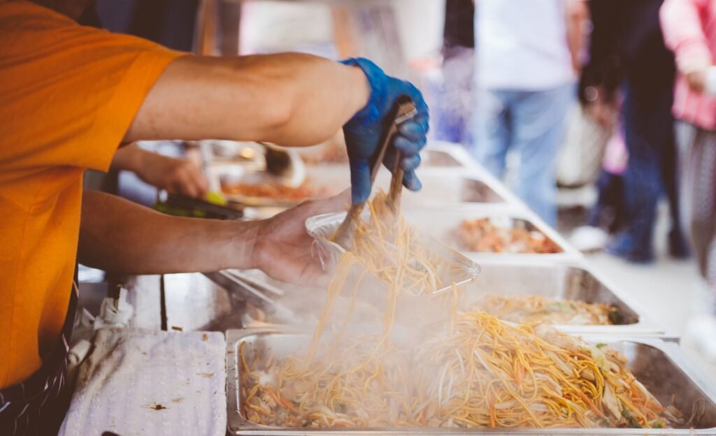 Fresh produce and artisan stalls at the bustling Canberra Centre market