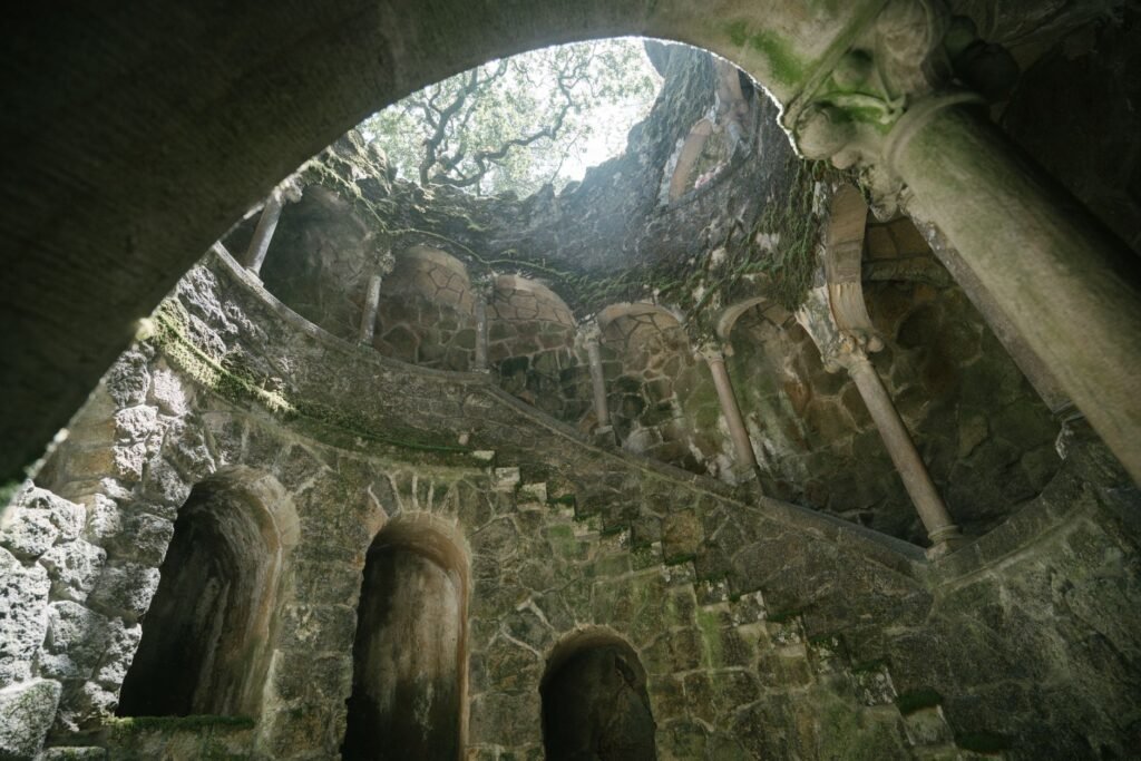 Mystical tunnels and the Initiatic Well at Quinta da Regaleira