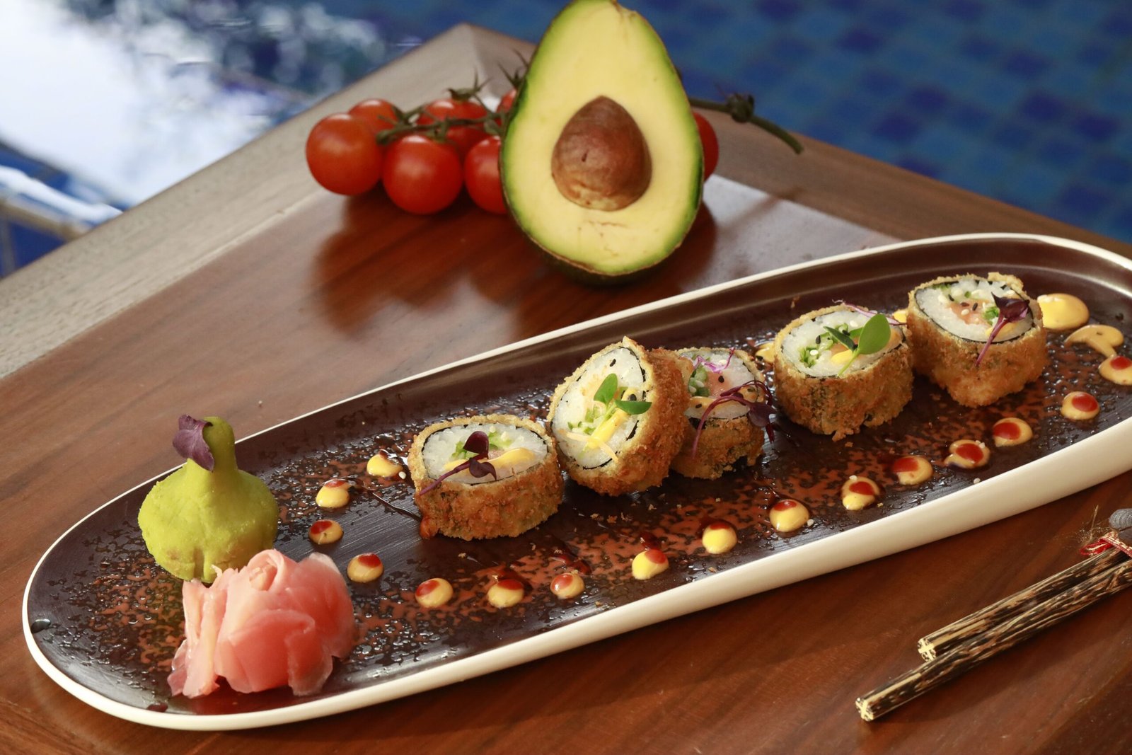 Experience the eclectic menu at the lively High Spirits.
