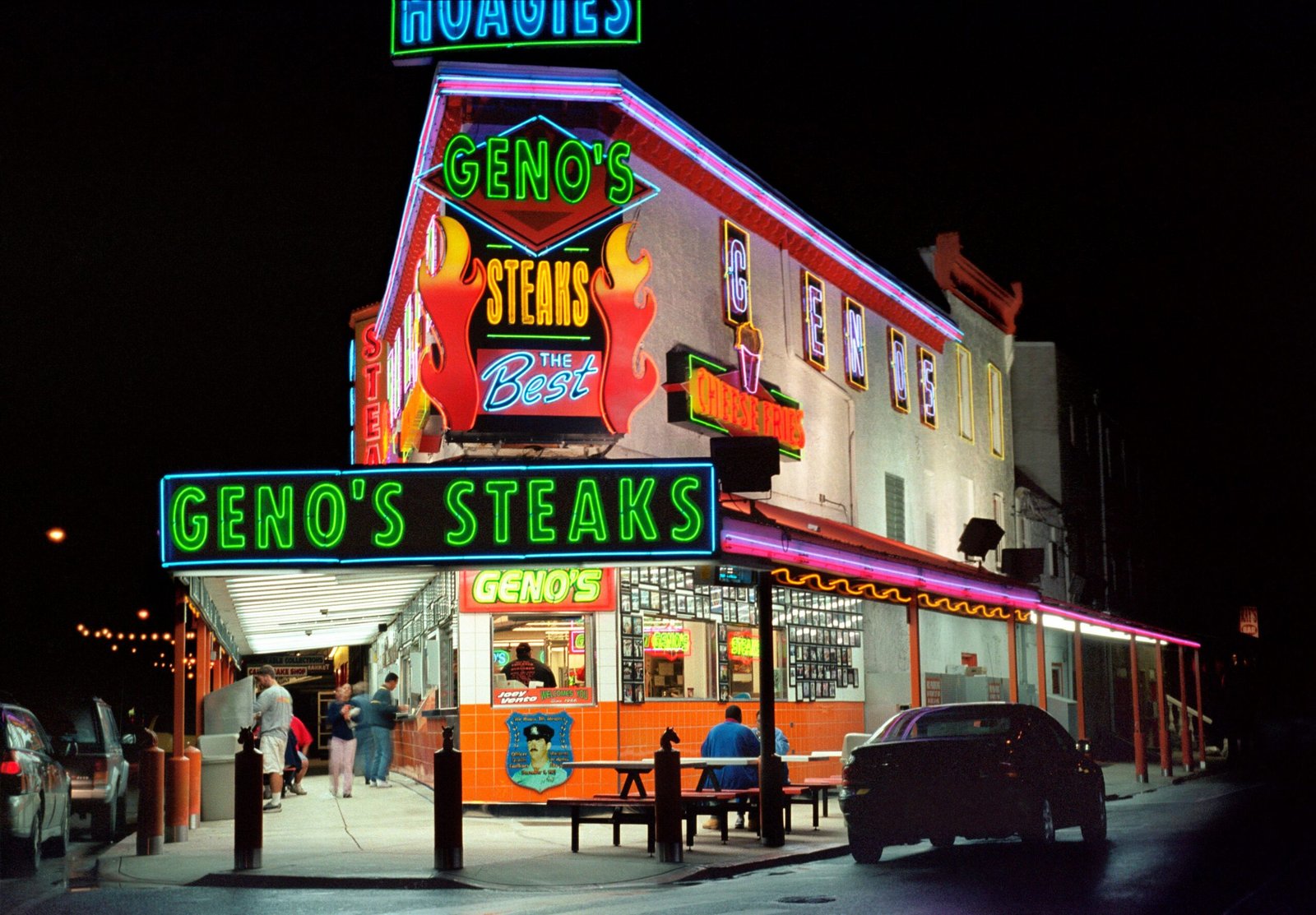 Try the famous cheesesteaks at Tony Luke's in Camden. Try the famous cheesesteaks at Tony Luke's in Camden.