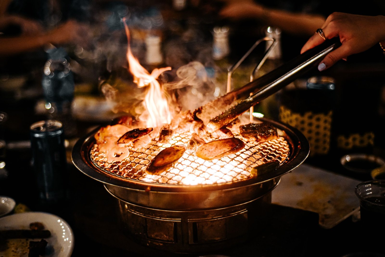 Experience the gourmet offerings at Kitchen Table, with open-fire cooking.