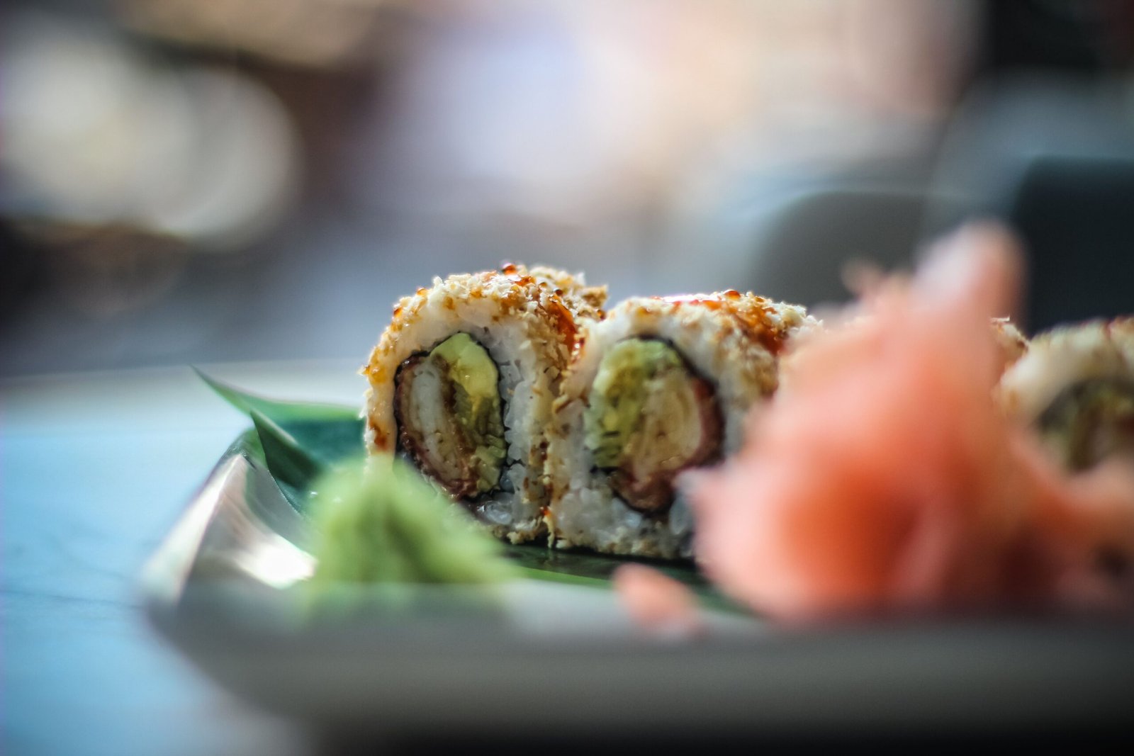 Treat yourself to exquisite sushi at Yujin Japanese Restaurant.