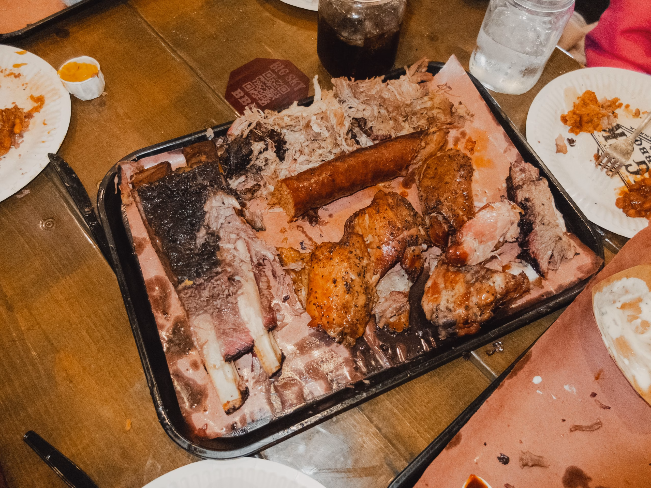 Indulge in classic barbecue at Lewis Barbecue.