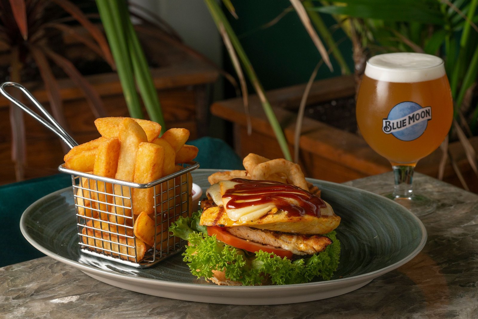 Enjoy a hearty meal at **Truxton's American Bistro**, known for its comfort food and craft beers.