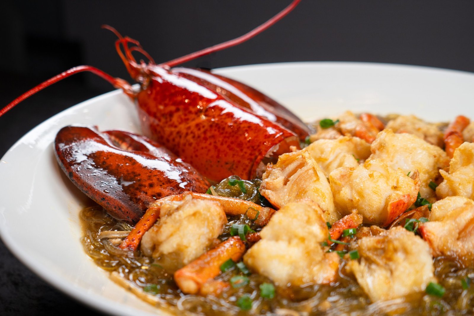 Relish fresh seafood dishes at the renowned Red Lobster. Relish fresh seafood dishes at the renowned Red Lobster.