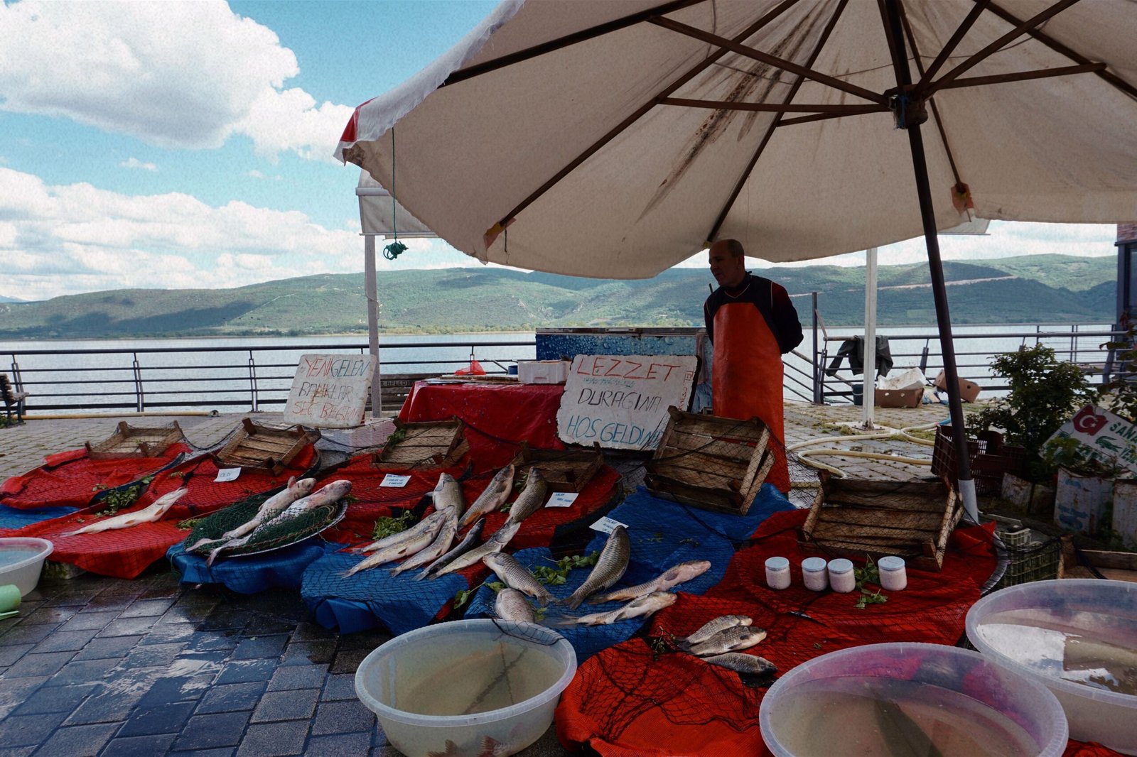 Enjoy fresh seafood at The Fish Market, located along the waterfront.