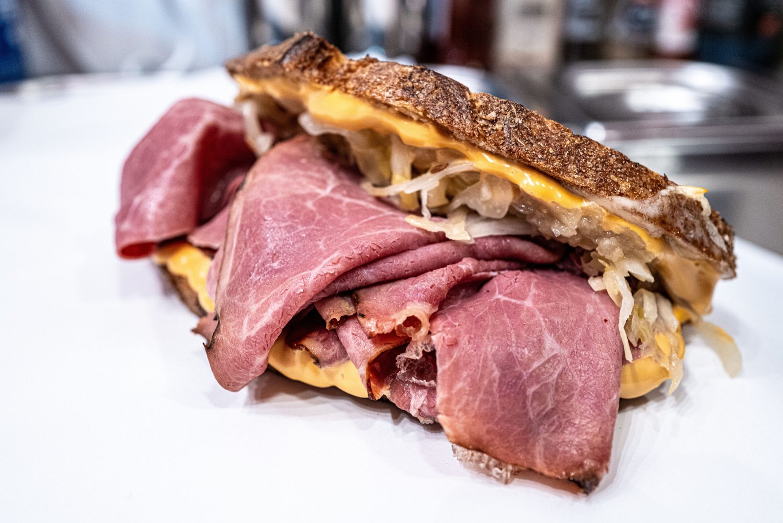Relish hearty sandwiches at **Jason's Deli**.