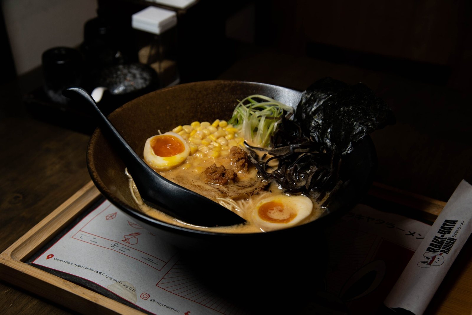 Enjoy a hearty bowl of ramen at Ramen Takeya, which offers vegan options. Enjoy a hearty bowl of ramen at Ramen Takeya, which offers vegan options.