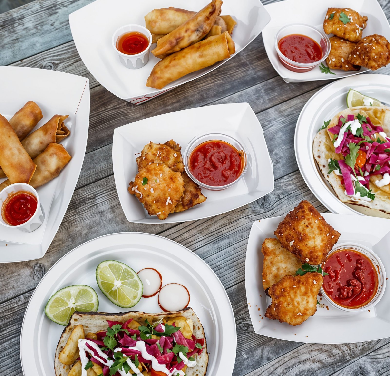 Enjoy delectable tacos at Vegan Plate in Logan Square. Enjoy delectable tacos at Vegan Plate in Logan Square.