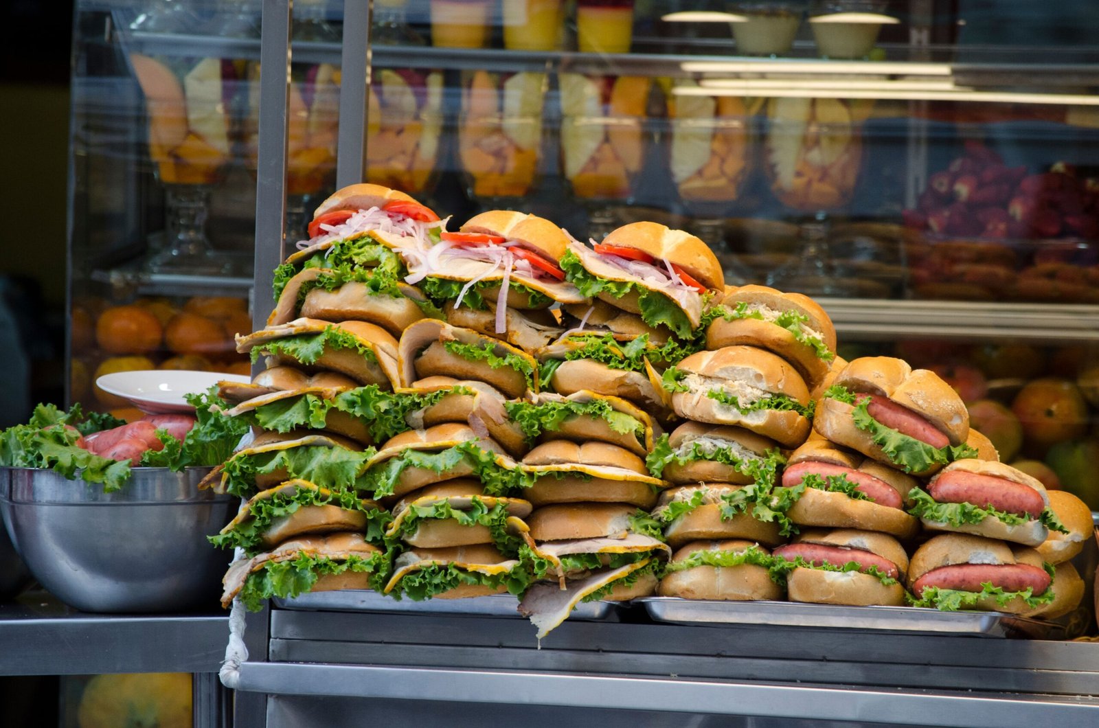 Sample gourmet sandwiches at the trendy The Sandwich Market.