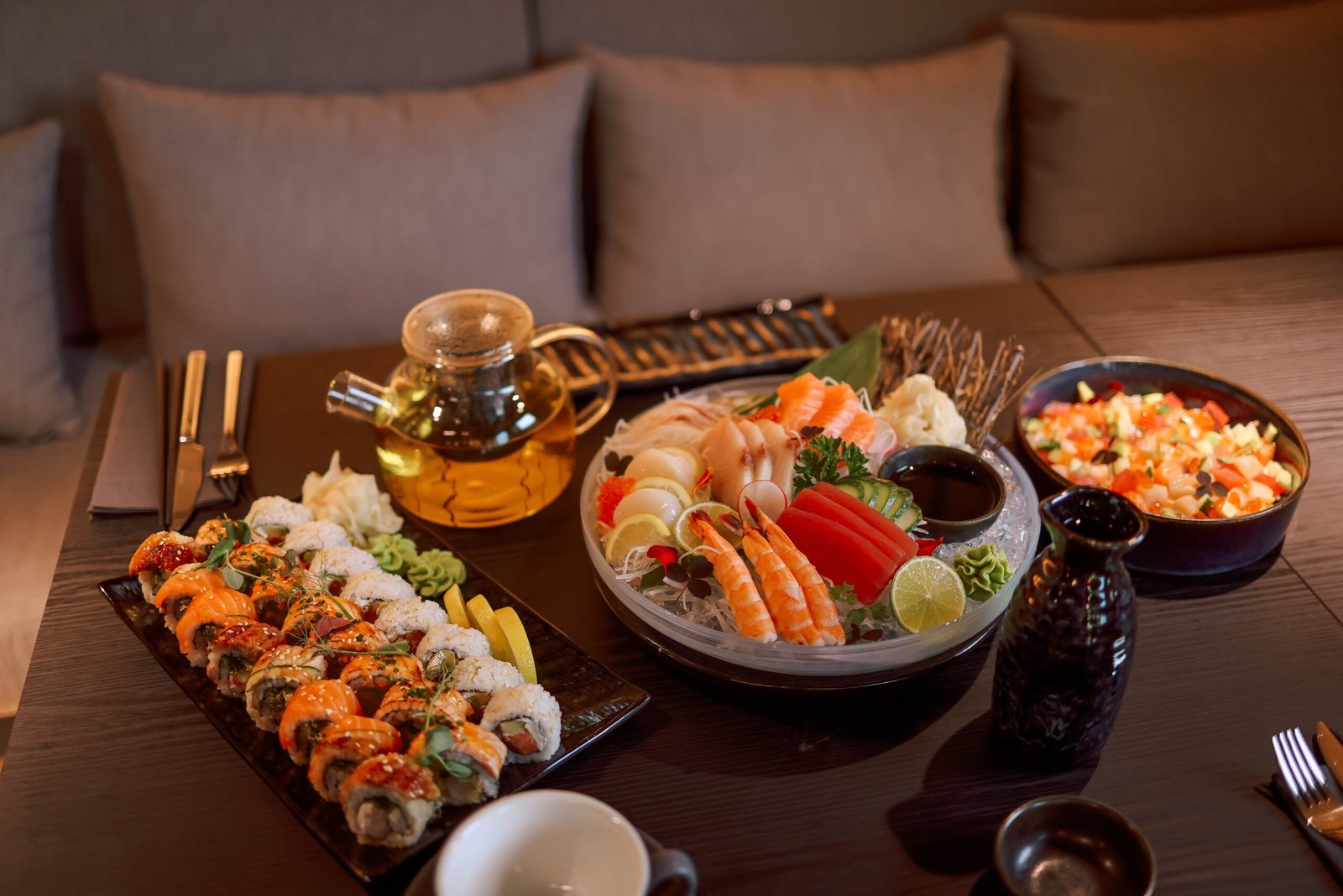 Feast on gourmet sushi and sashimi at Takato.