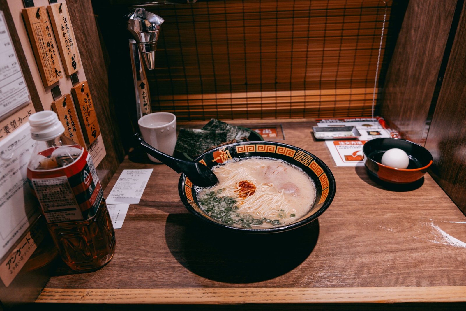 Visit **Ramen Yamadaya** for a bowl of traditional tonkotsu ramen.