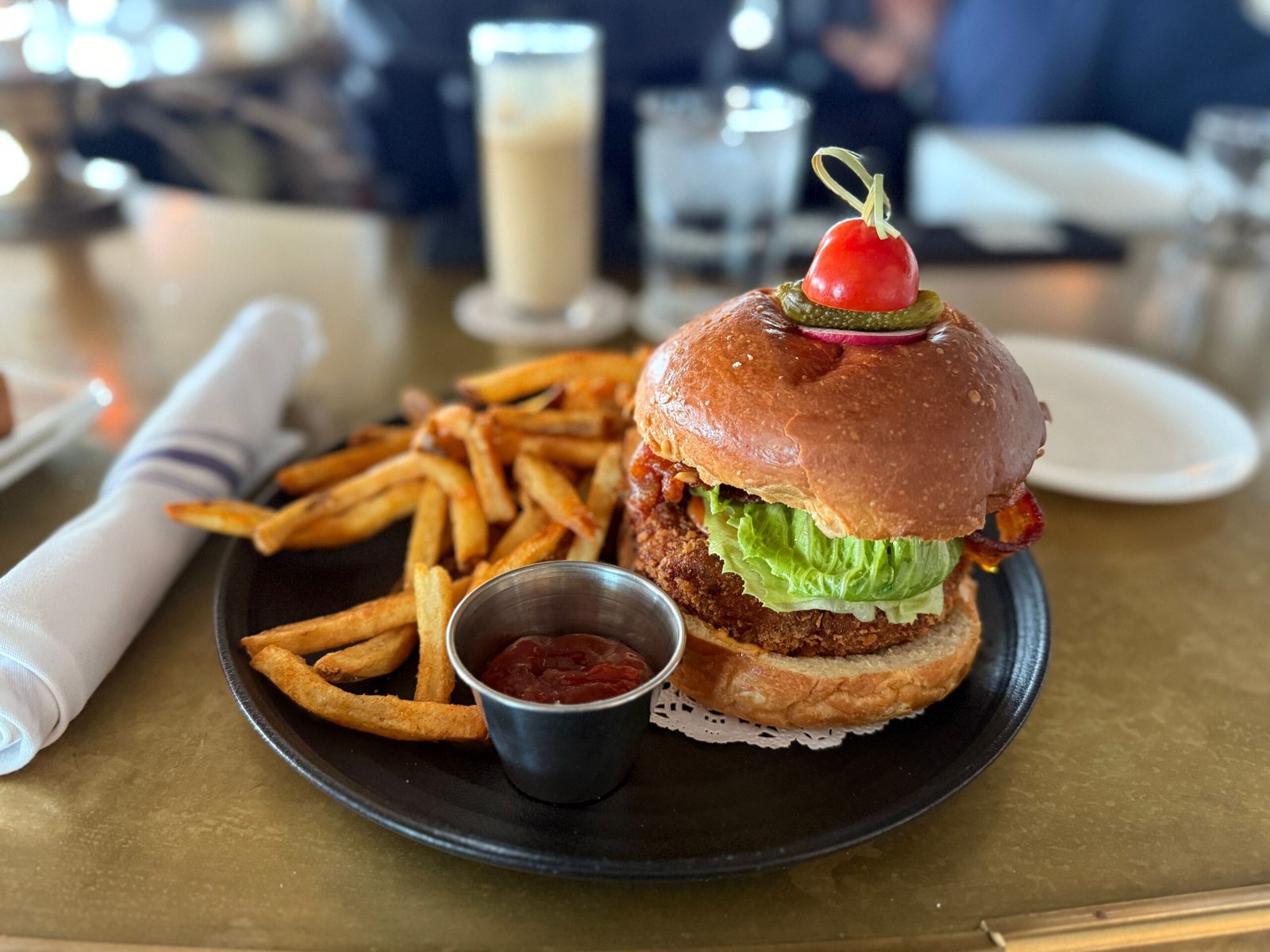 Try the savory beet burger at Bad Hunter in the Near North Side. Try the savory beet burger at Bad Hunter in the Near North Side.