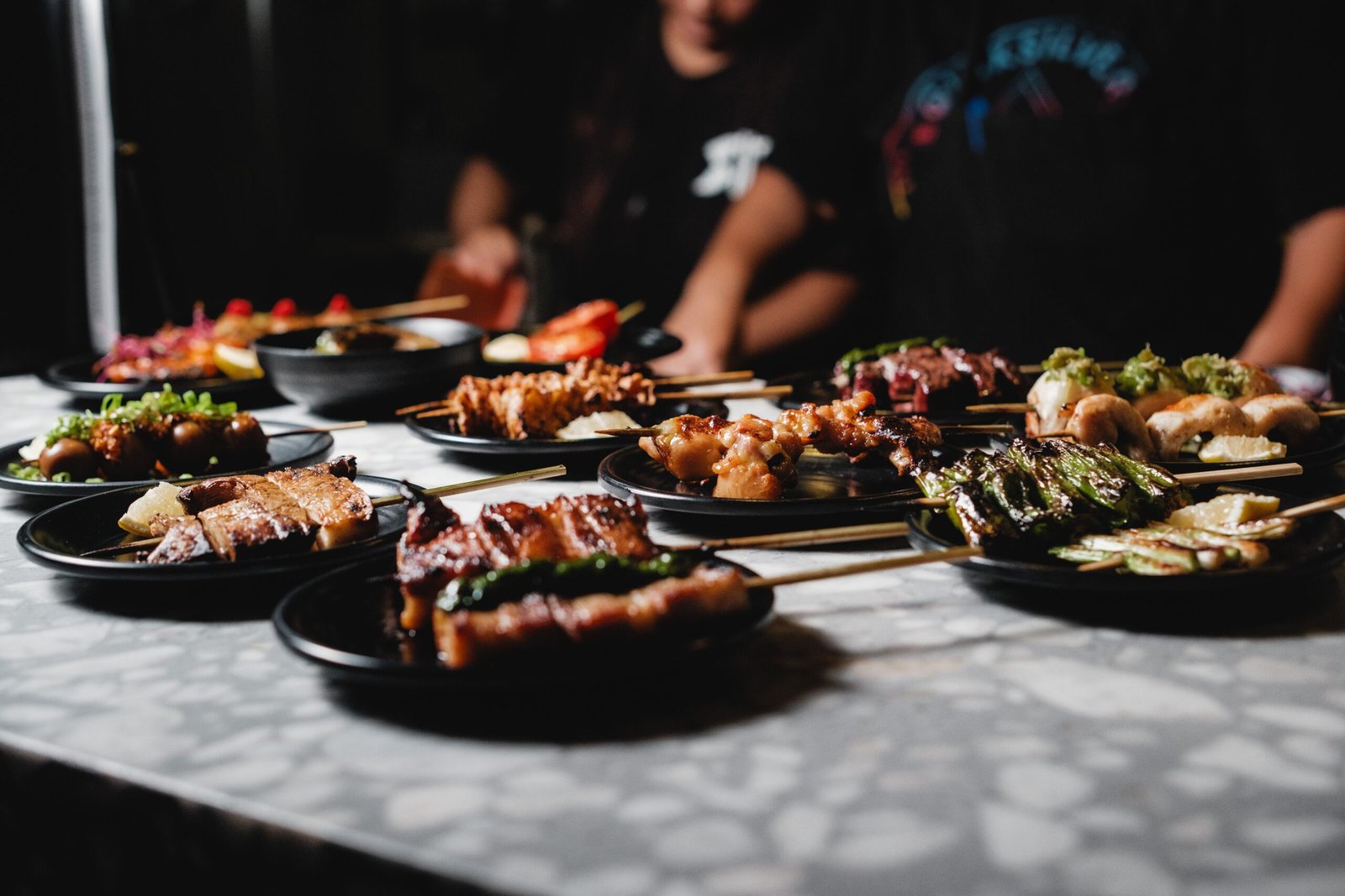Dine on yakitori at Torikizoku, a popular chain known for its affordable grilled chicken skewers. Dine on yakitori at Torikizoku, a popular chain known for its affordable grilled chicken skewers.