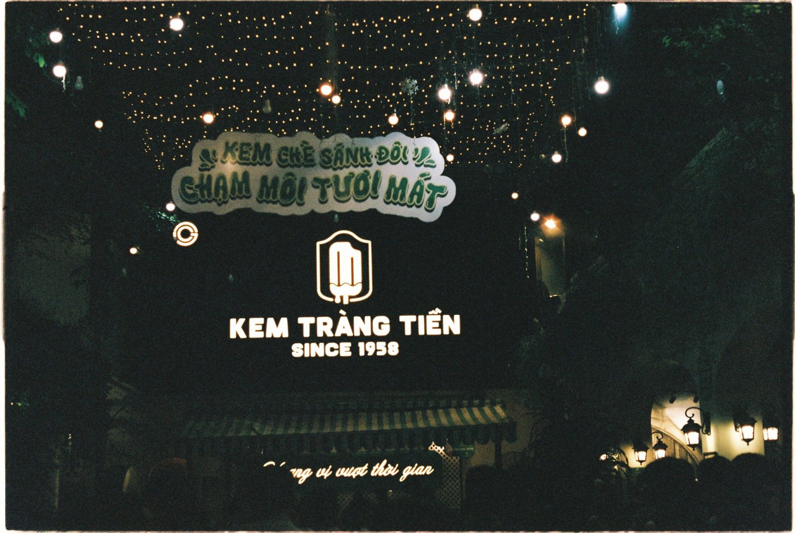 Taste exquisite Vietnamese desserts at Kem Trang Tien Ice Cream, near Hoan Kiem Lake.