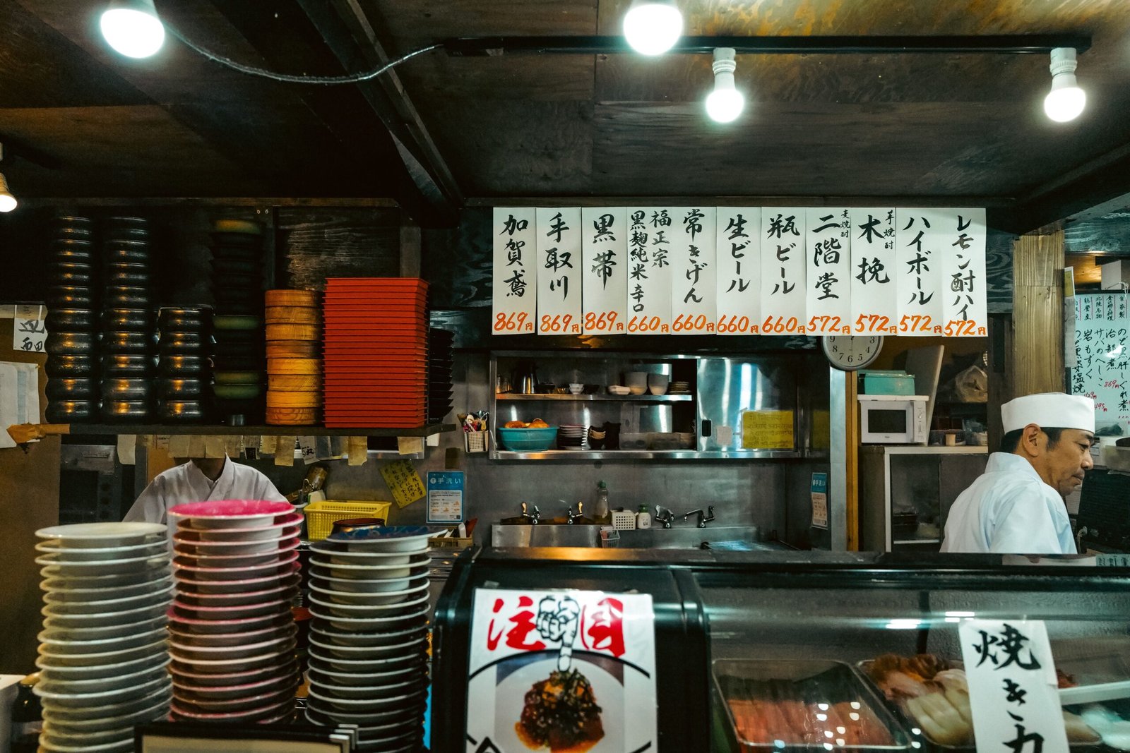 Dine at **Sushi Man** for authentic sushi and Japanese dishes.