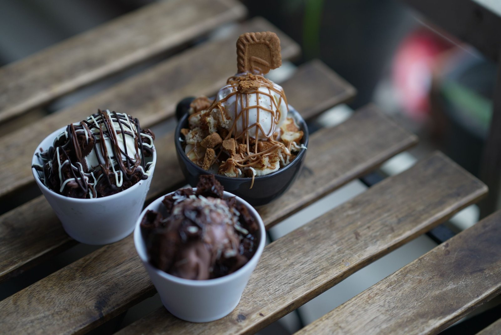 Indulge in artisanal ice cream at **Blue Bell Creameries** in the Design District.
