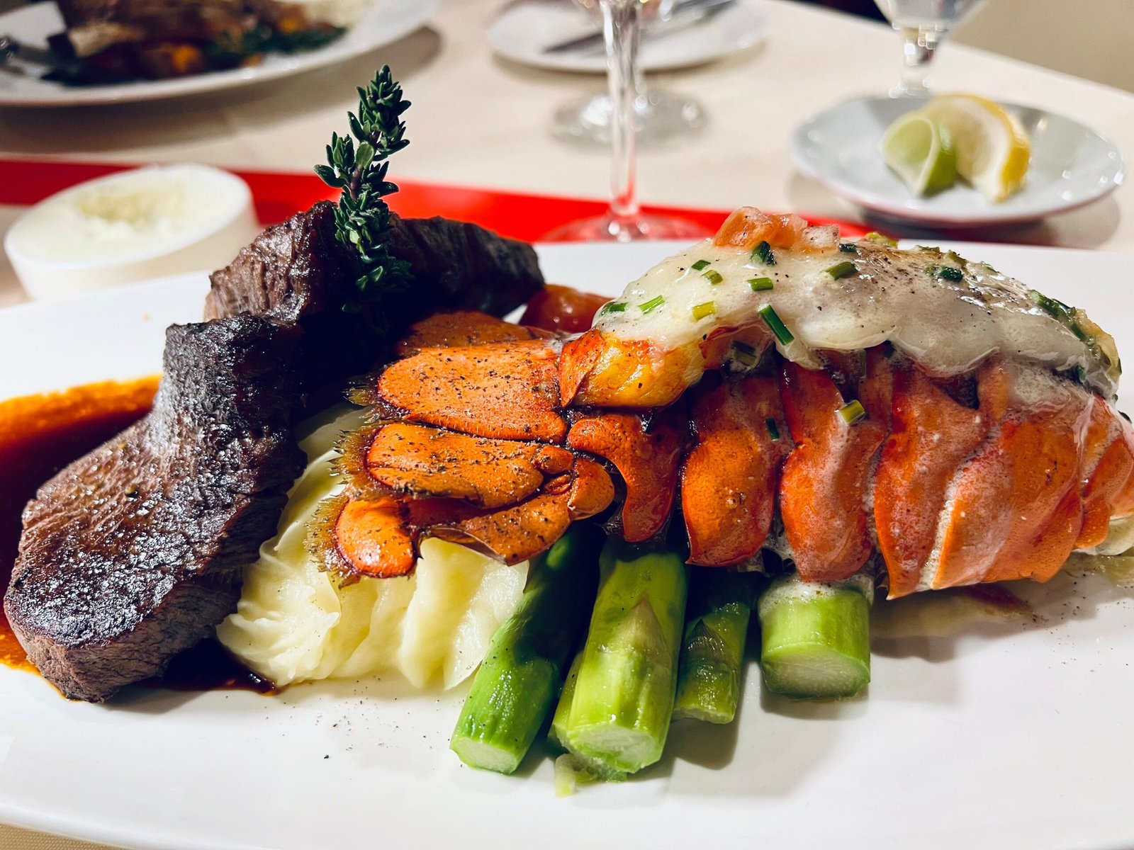 Relish a cozy meal at Maestro's Steakhouse with luxurious decor and ambiance.