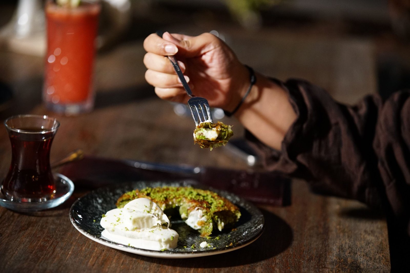 Enjoy delicious Middle Eastern fare at Delamina, featuring vibrant flavors and a cozy setting.