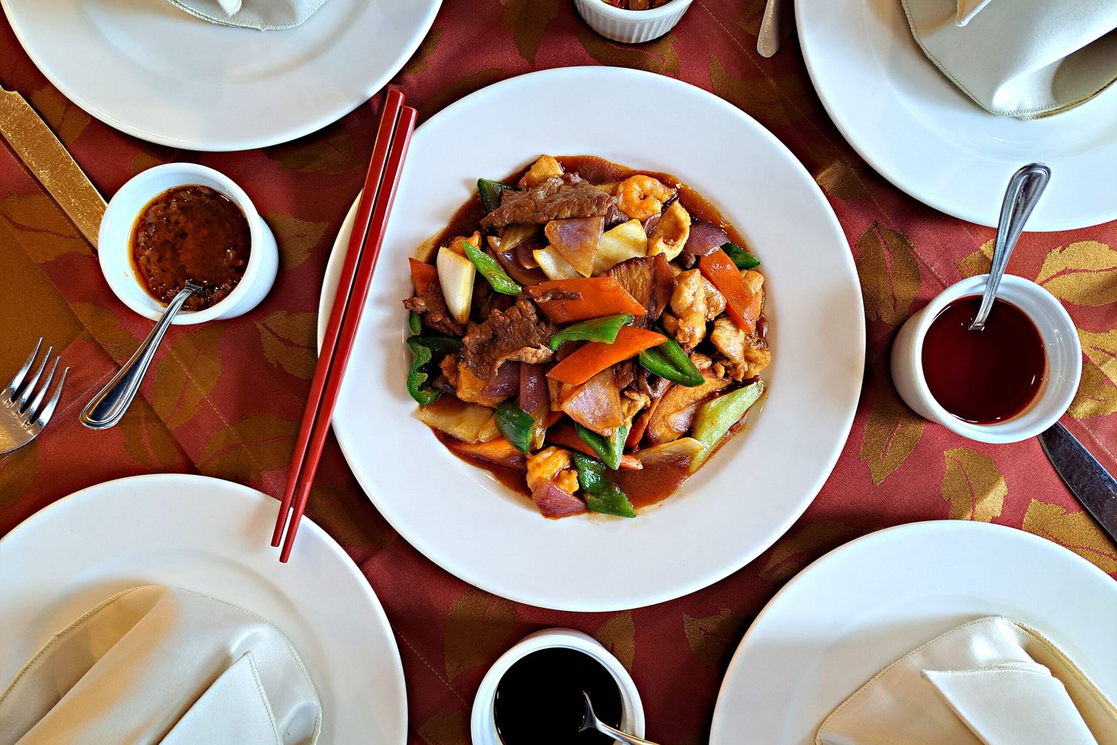 Relish Asian-inspired dishes at the Jade Garden Chinese Restaurant Relish Asian-inspired dishes at the Jade Garden Chinese Restaurant