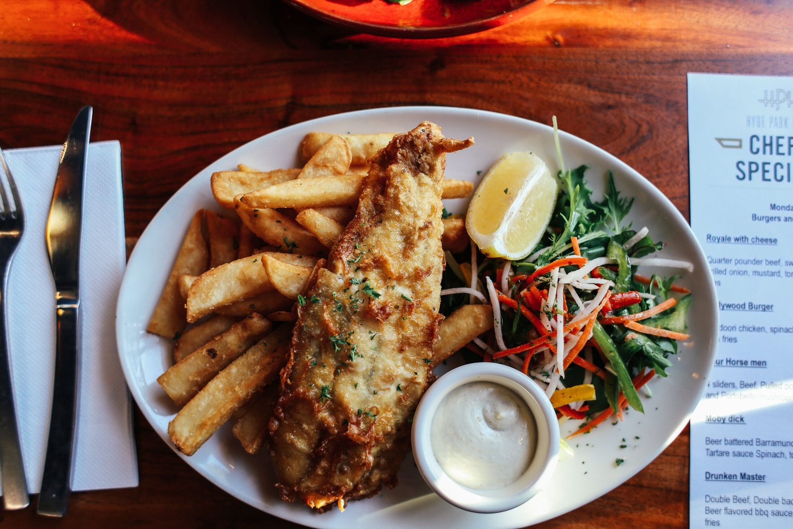 Experience a classic Wisconsin fish fry at The Bayside Tavern in Sister Bay.