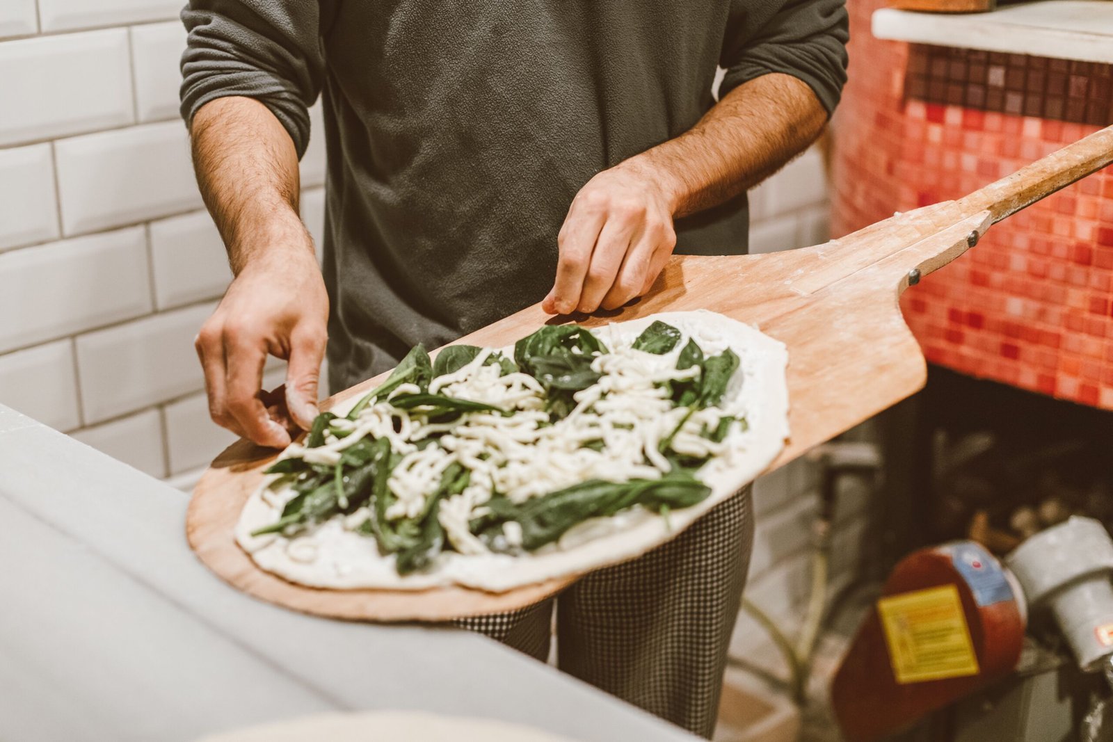 Savor artisanal pizzas at 