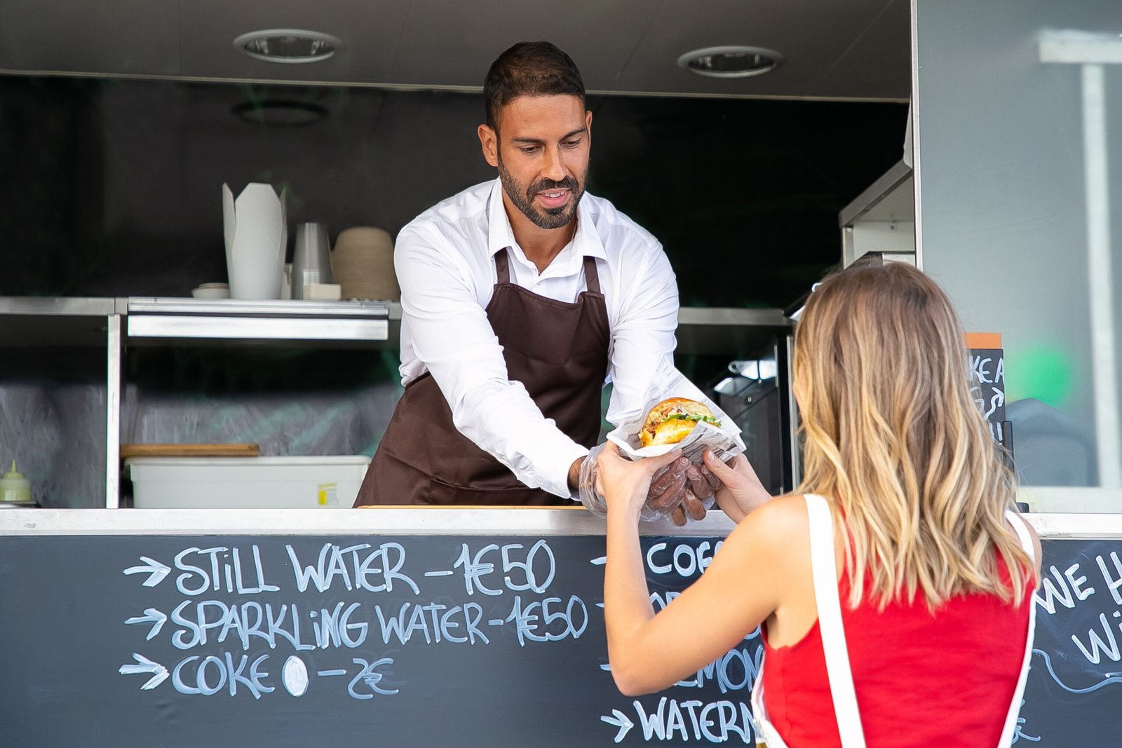 Treat yourself to gourmet burgers at Go Fish, a food truck favorite located by the waterfront.