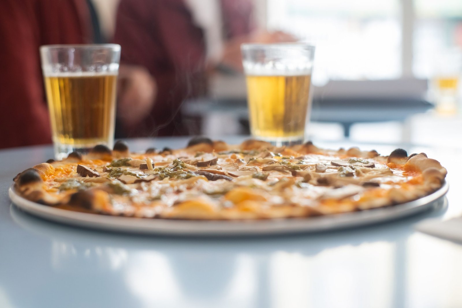 Grab a craft beer and gourmet pizza at Stone Brewing World Bistro & Gardens in Escondido. Grab a craft beer and gourmet pizza at Stone Brewing World Bistro & Gardens in Escondido.
