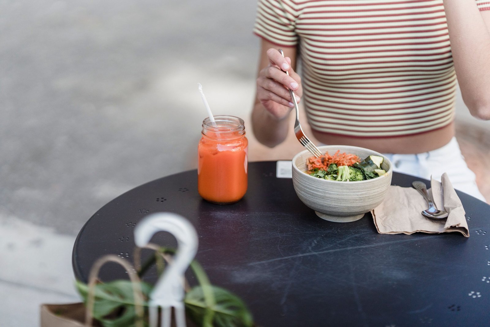 Relish fresh salads and juices at **Frida's**. Relish fresh salads and juices at **Frida's**.