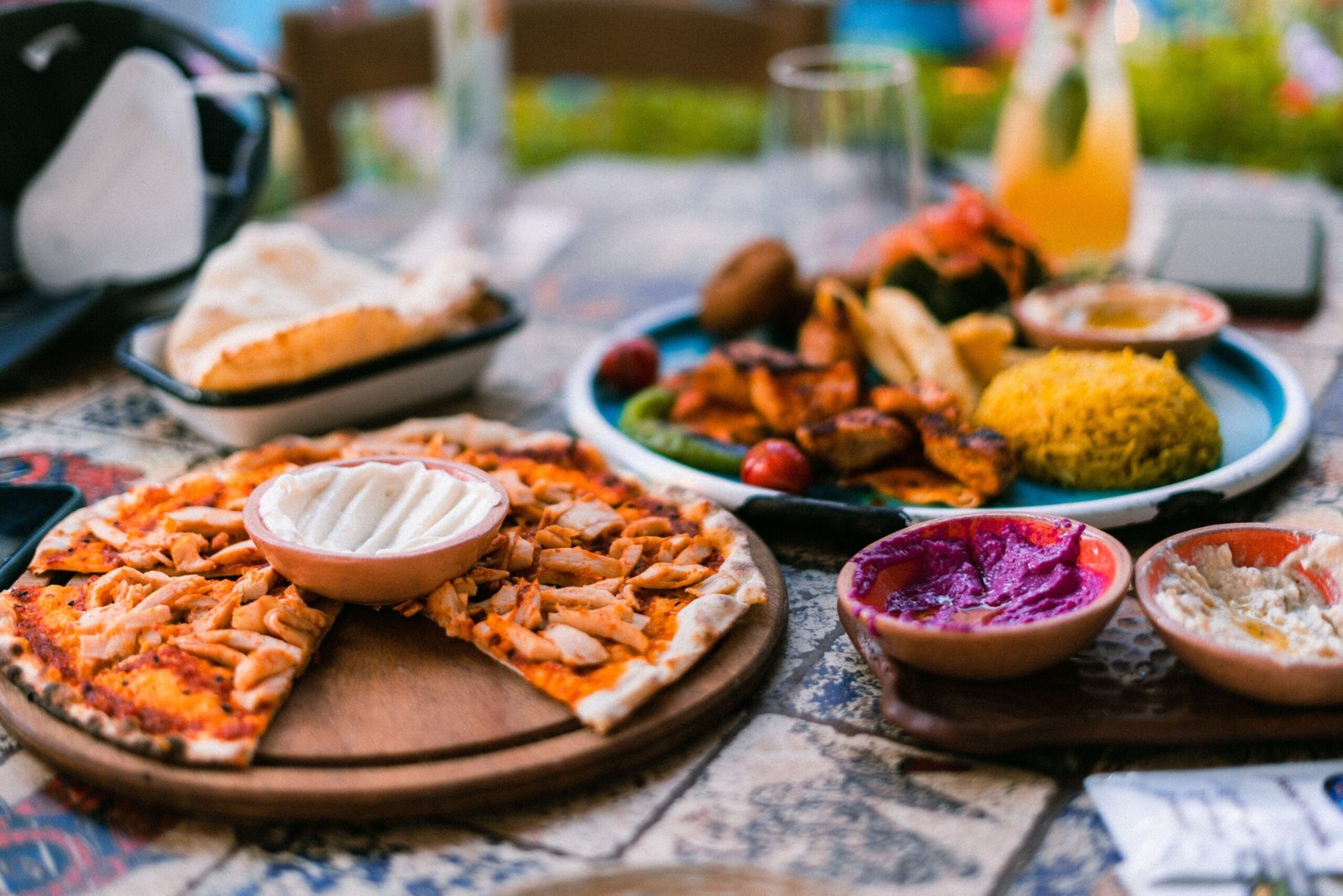 Indulge in artisanal pizza at Firestone Grill. Indulge in artisanal pizza at Firestone Grill.