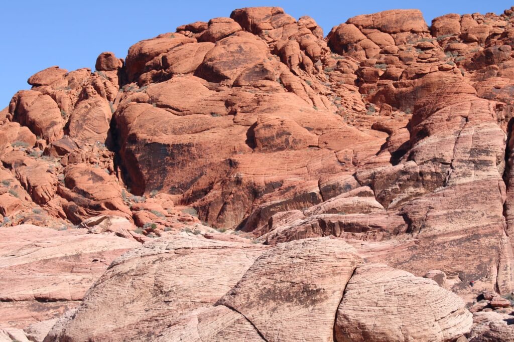 Red Rock Canyon offers a scenic break from the city’s bustle