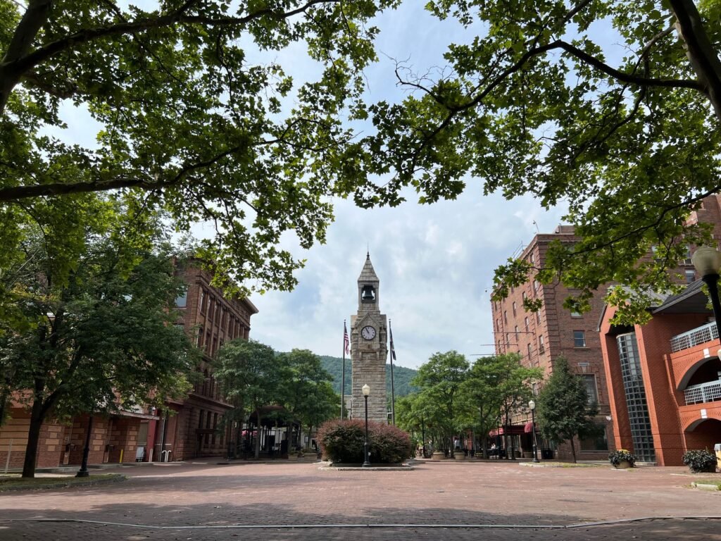 Rockville Town Square bustling with shoppers