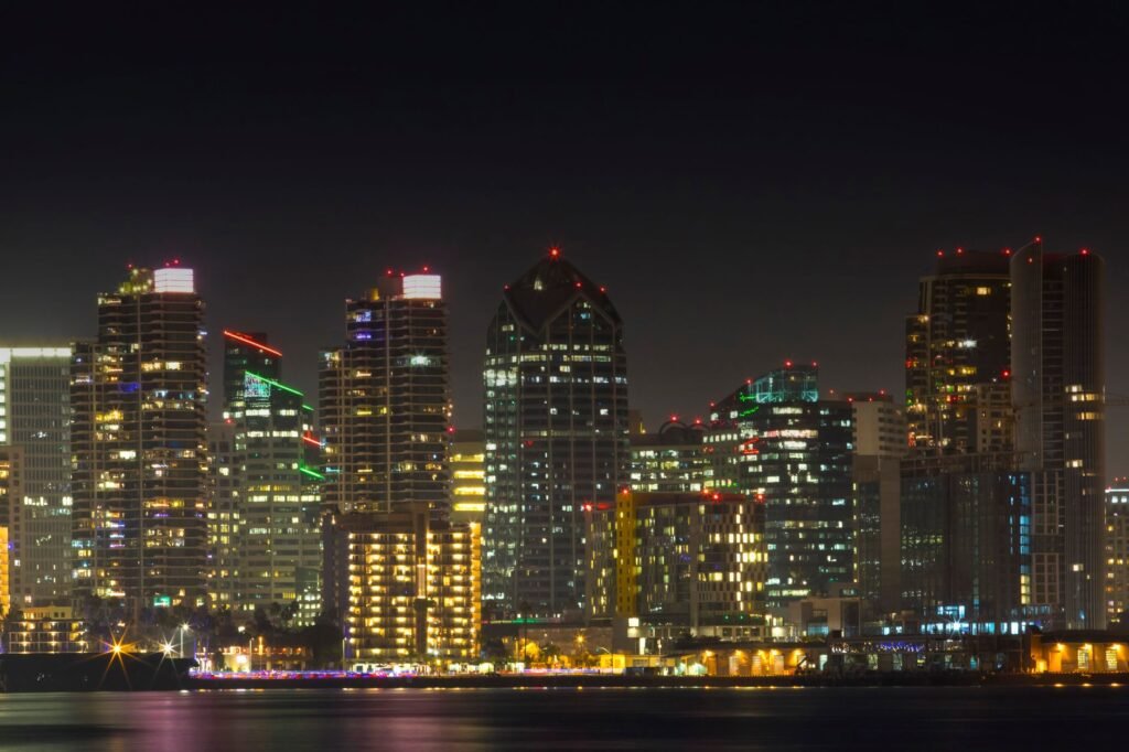 San Diego’s illuminated skyline sets the perfect backdrop for evening adventures