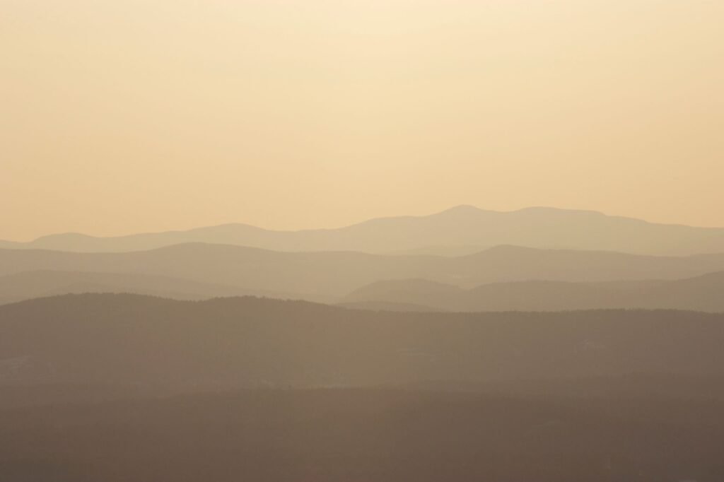 Sunrise over the White Mountains near Pinetop, AZ