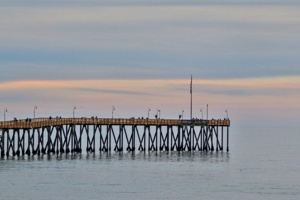Sunrise over Ventura’s iconic shoreline