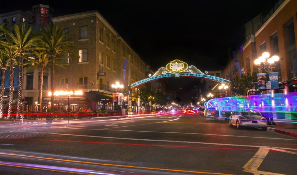 The historic Gaslamp Quarter buzzes with bars, restaurants, and live music