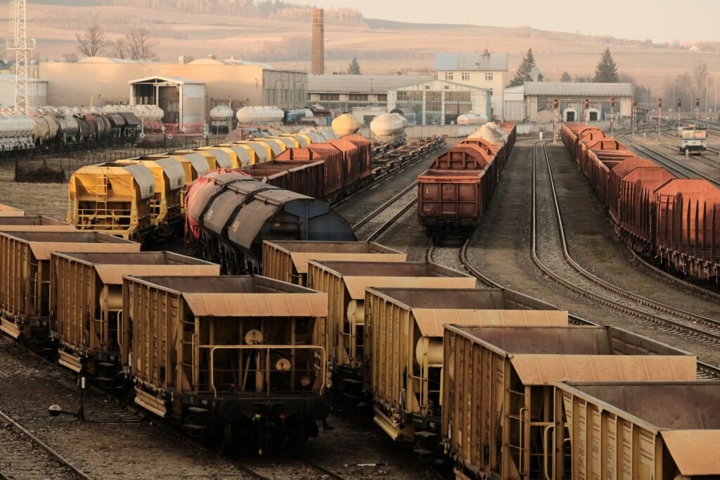 The historic train depot welcomes visitors with its classic architecture